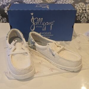 Jellypop Kids White Sneakers